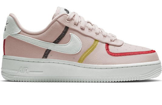 Wmns Air Force 1 '07 Low LX 'Stitched Canvas - Siltstone Red'