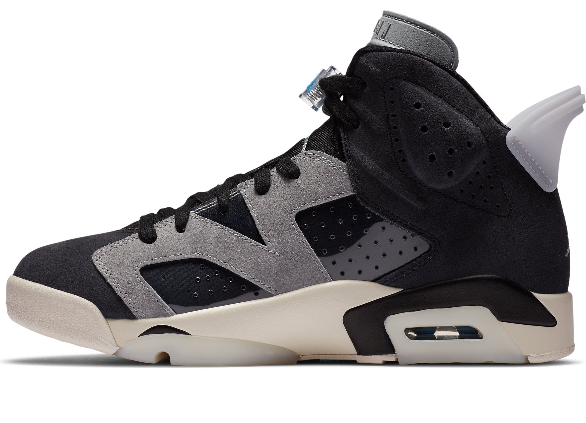 Jordan 6 cheap negro con gris