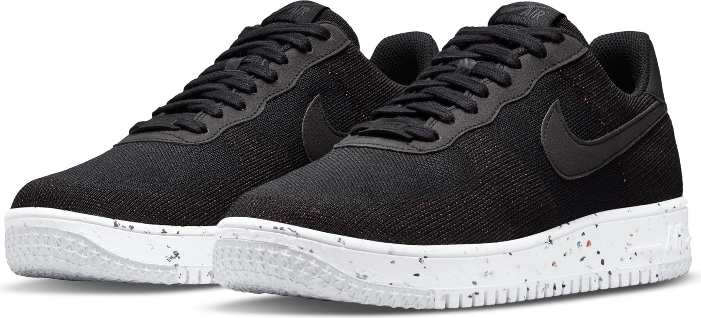 Air Force 1 Crater Flyknit 'Black White'